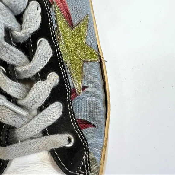 RARE Golden Goose Deluxe Brand Kids Mid Star Sneakers Size 32
