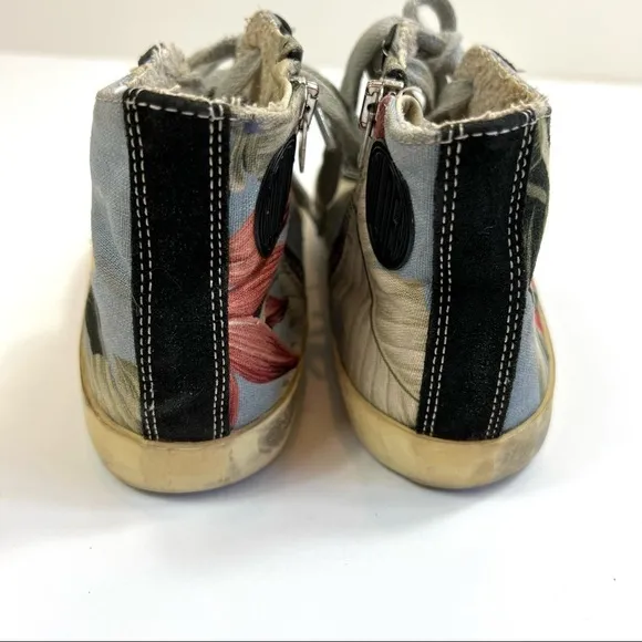 RARE Golden Goose Deluxe Brand Kids Mid Star Sneakers Size 32
