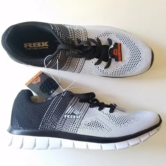RBX Men's Grey REEBOK Sneakers Life Active Running Sneakers Size 10.5