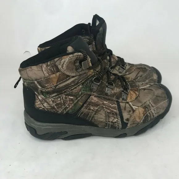 Realtree Boys Camouflage Hunting Hiking High Top