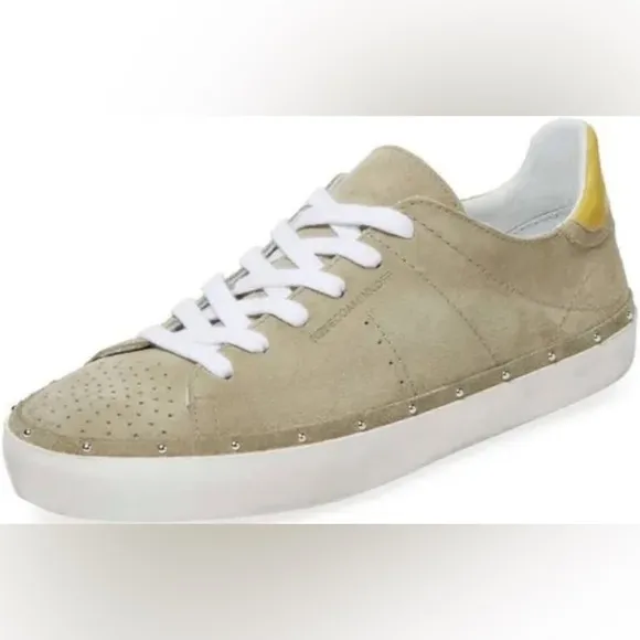Rebecca Minkoff Low Top Suede Lace Up Studded Sneaker Size 10 New in Box