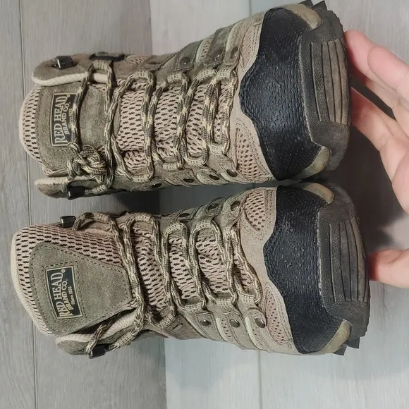 Red Head Front Range Womens Outdoor Hiking Comfort Boots shoes sz 8.5M