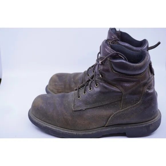 Red Wing Boots ASTM F2892-11 EH 412  Cordovan Leather Size 10.5 EE USA Work Wear