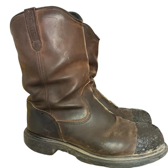 Red Wing Brown Leather Pecos Waterproof USA Made Boots 2270 - 10.5
