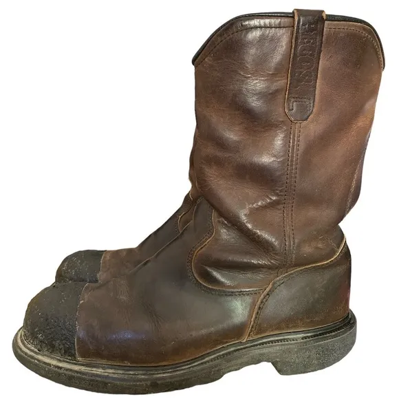Red Wing Brown Leather Pecos Waterproof USA Made Boots 2270 - 10.5