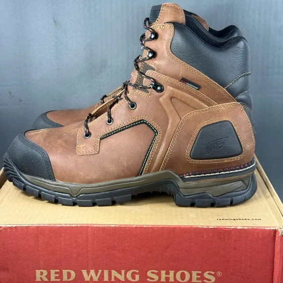 Red Wing Men's FlexForce 6-Inch Waterproof aluminum Toe work Boot shoes size 13