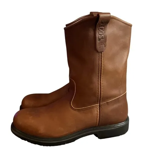 Red Wing Pecos 2231 Steel Toe Leather Work Boots 10.5 D ASTM F2413-05 Oil-Resist