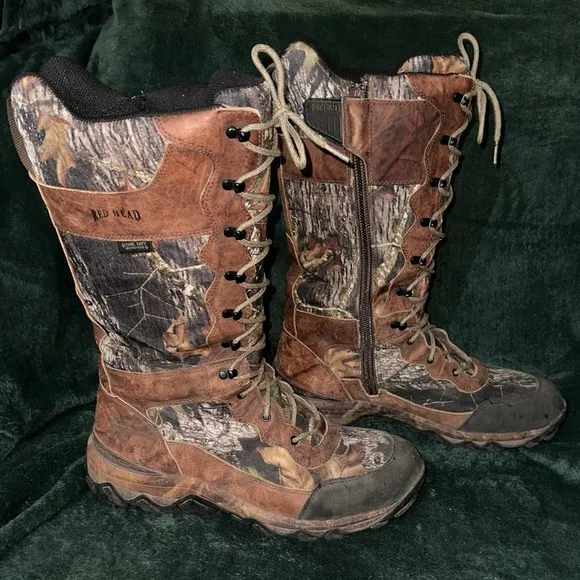RedHead RCT Side Zip Bone-Dry Waterproof Snake Boots for Men Size 13