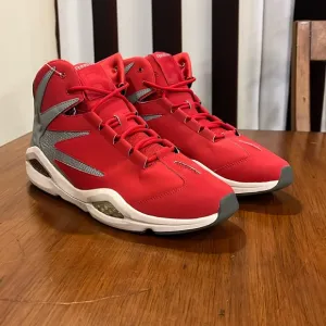 Reebok Blast Basketball Shoes Sneakers new red grey Mens Size 11