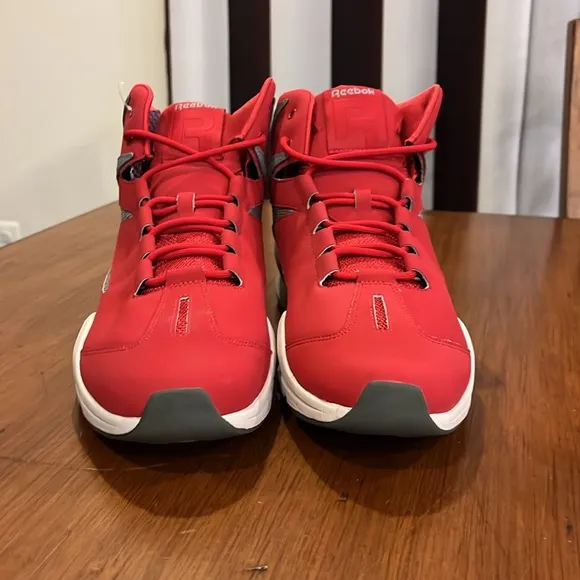 Reebok Blast Basketball Shoes Sneakers new red grey Mens Size 11