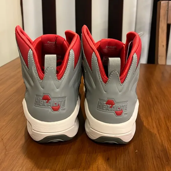Reebok Blast Basketball Shoes Sneakers new red grey Mens Size 11