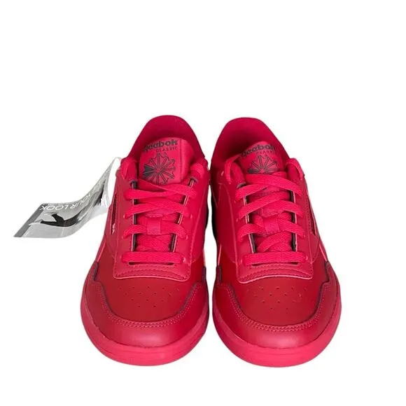 Reebok Classic Leather Lace Up Sneakers Red Size 8 M