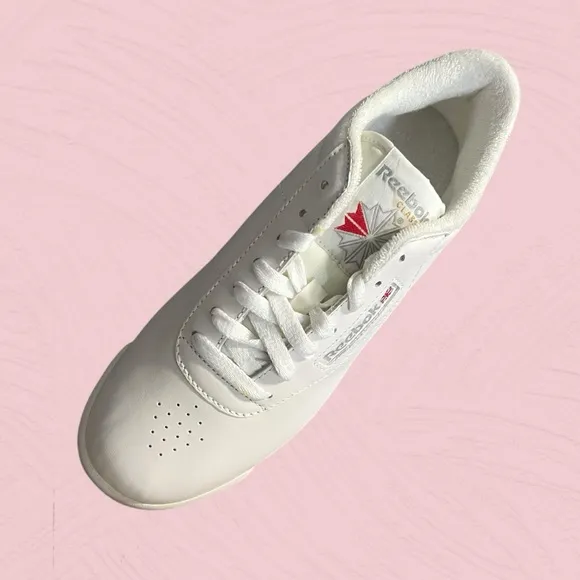 Reebok Classic Princess Women's Tennis Athletic Sneaker 8 Wide White 30500 NEW