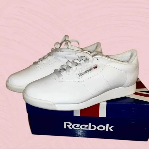 Reebok Classic Princess Women's Tennis Athletic Sneaker 8 Wide White 30500 NEW