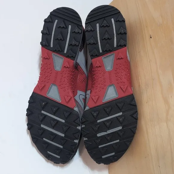 Reebok Dirtkicker Trail II Running Shoes Sneakers Red/Grey