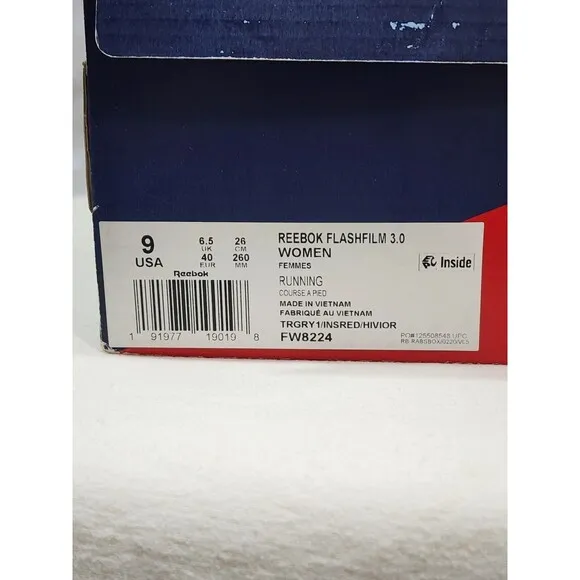 Reebok Flashfilm Women Running Shoes Sneakers Size 9 US