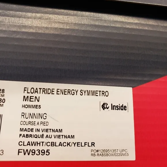 Reebok Floatride Energy Symmetros Running Sneakers