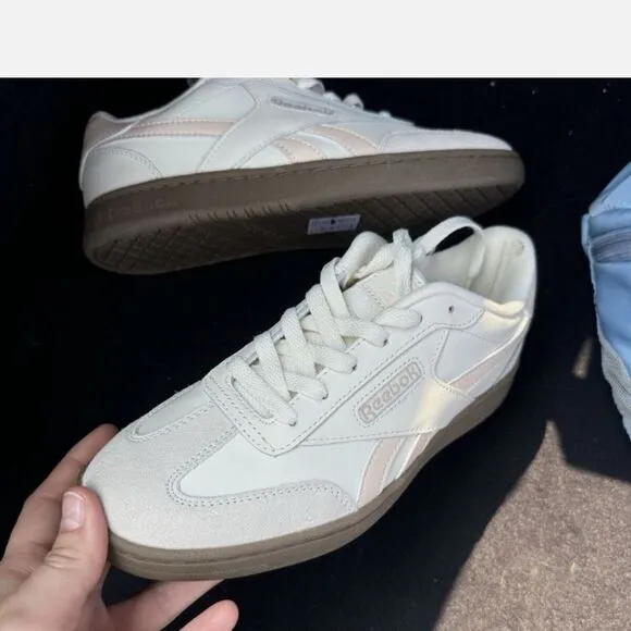 REEBOK Forte Lounger Double Up Sneaker in cream/pink/gum NWT women's
