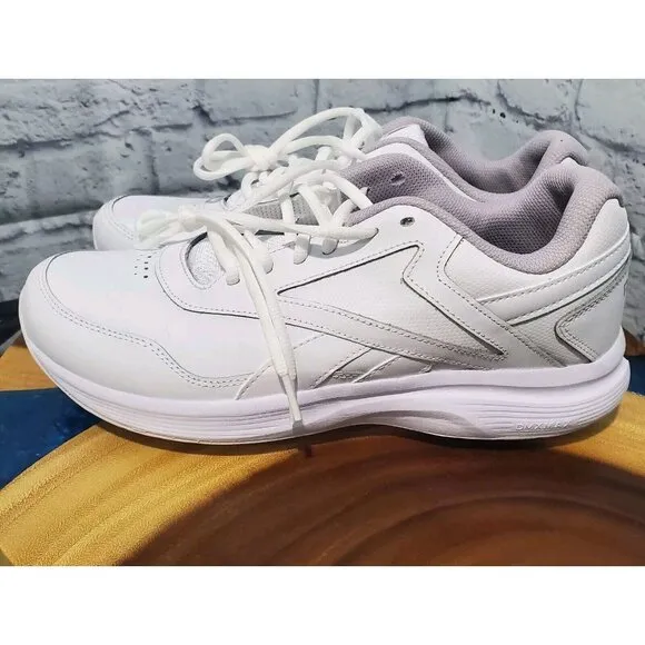 Reebok Men's Classic Leather White 1314 Men's 10 Low Ortho lite Memory Tech