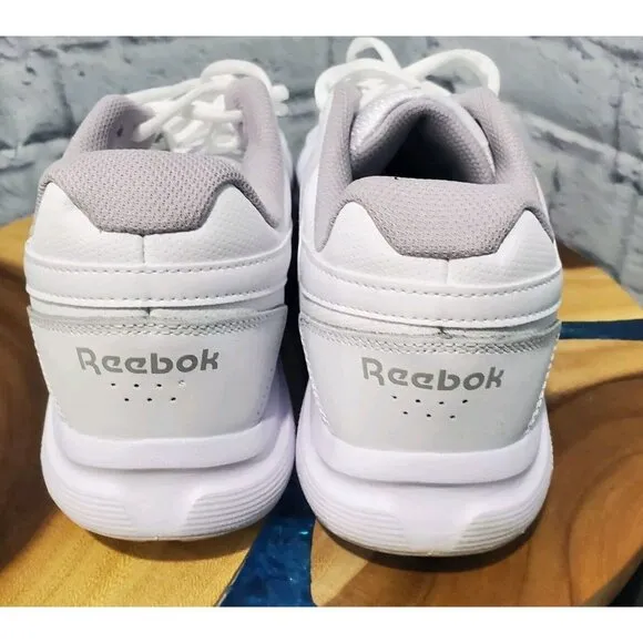 Reebok Men's Classic Leather White 1314 Men's 10 Low Ortho lite Memory Tech