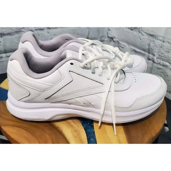 Reebok Men's Classic Leather White 1314 Men's 10 Low Ortho lite Memory Tech