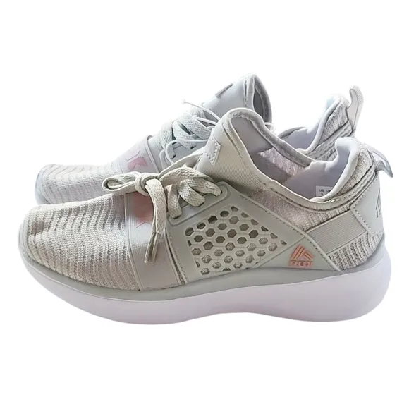 Reebok Mesh lightweight grey running sneakers Size 3