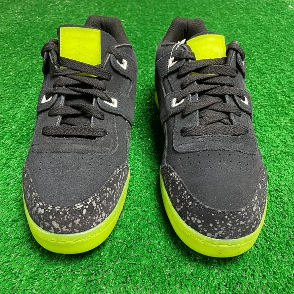 Reebok Workout Plus NC Low Mens Suede Shoes Black CN3142 NEW Size 8.5