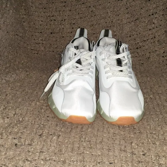 REEBOK-Zig Dynamica Running Shoes Sneakers-White/Mint-Sz 9-NWOB