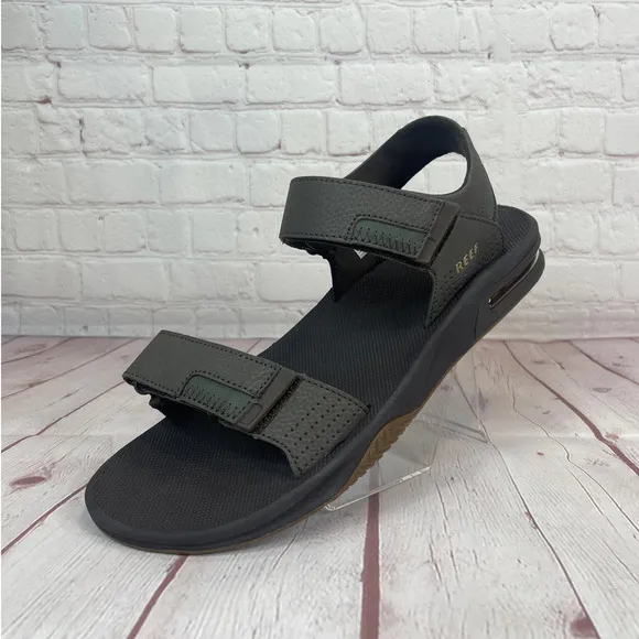 Reef Fanning Baja Brown Gum With Bottle Opener Sandals Mens Size 12