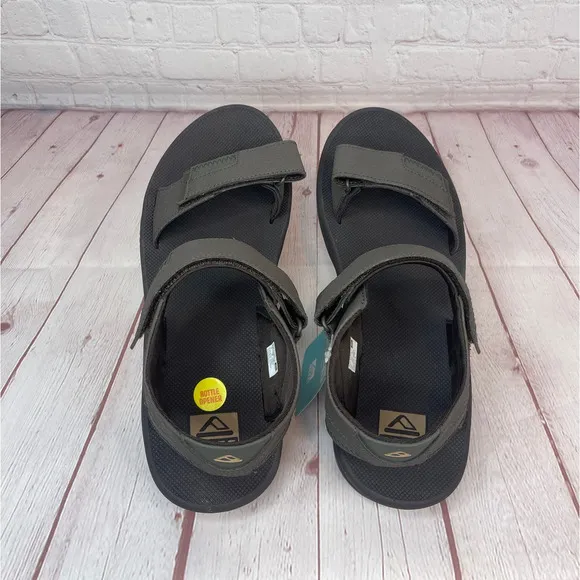 Reef Fanning Baja Brown Gum With Bottle Opener Sandals Mens Size 12