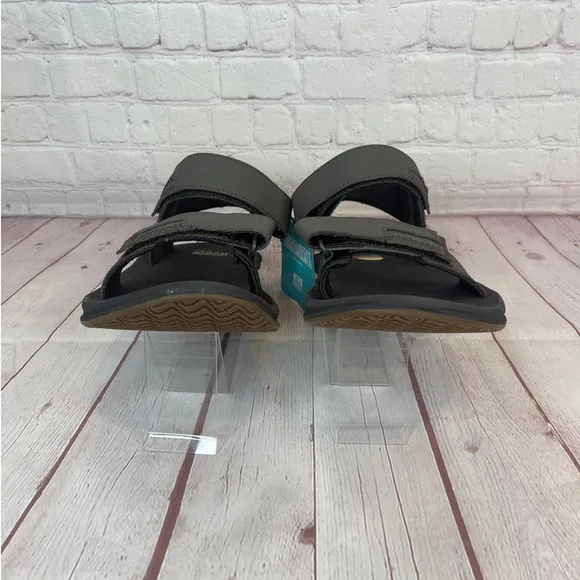 Reef Fanning Baja Brown Gum With Bottle Opener Sandals Mens Size 12