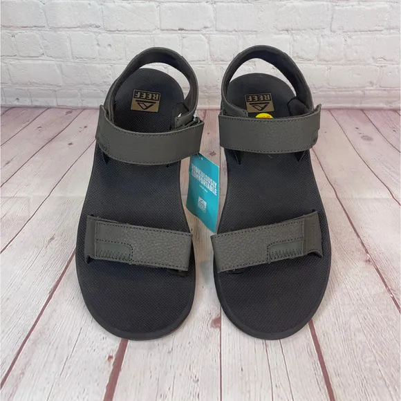 Reef Fanning Baja Brown Gum With Bottle Opener Sandals Mens Size 12