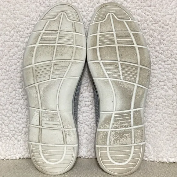 Reserved Footwear New York Mens Grey Textile Upper Casual Slip On Shoes SZ US 12