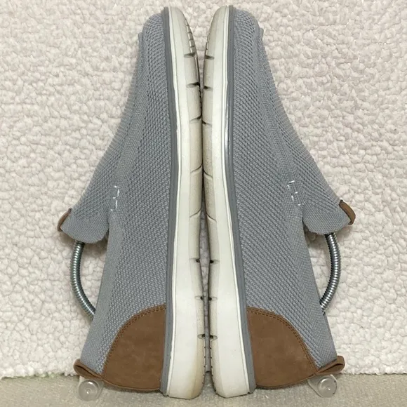 Reserved Footwear New York Mens Grey Textile Upper Casual Slip On Shoes SZ US 12
