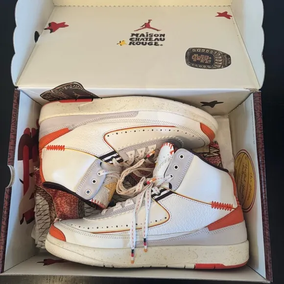 Retro Jordan 2’s Maison Chateau Rouge