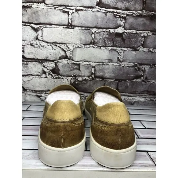 Roan By Bedstu Wils Brown Leather Textile SlipOn Casual Shoes Men Sz 12M US/45EU