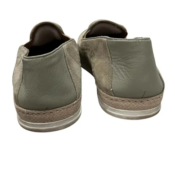 Robert Talbott Men’s Size 7 Beige Leather Slip On Casual Loafer Shoes