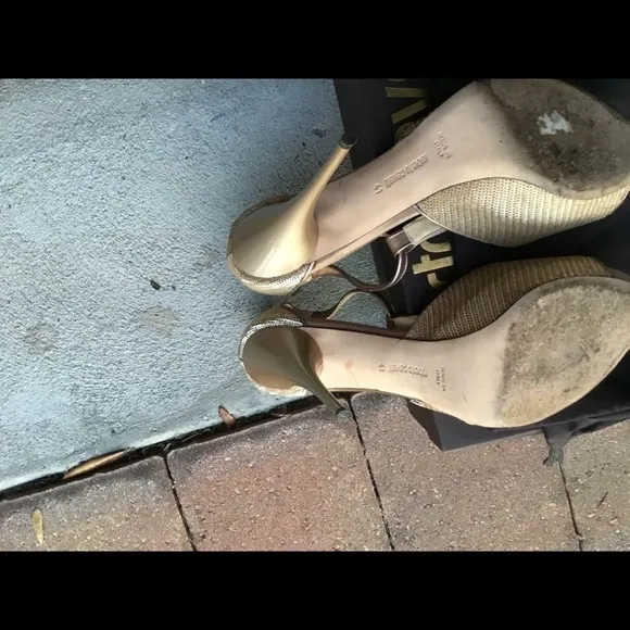 Roberto CAVALLI LUXURY T STRAPS SANDALS SIZE 11