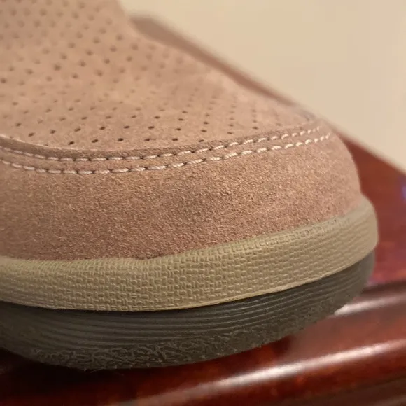 Rockport XCS Tan Suede Trutech Memory Foam Slip On Shoes Size 8.5