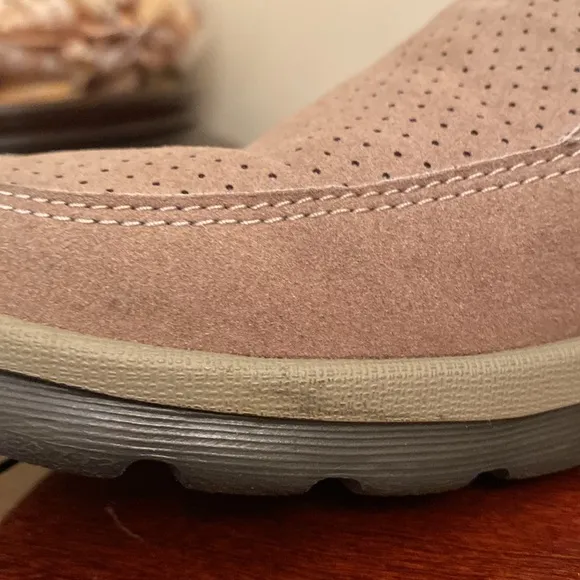 Rockport XCS Tan Suede Trutech Memory Foam Slip On Shoes Size 8.5