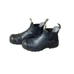 Rockrooster Beaufort Mens Steel Toe Work Boots Sz 12 Slip On Rubber Outsole