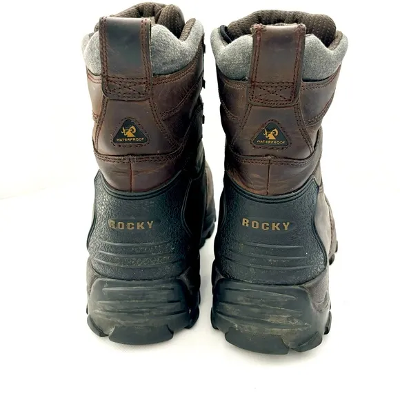 ROCKY 600 LEATHER WATERPROOF SPORT UTILITY  HUNTING HIKING UTILITY BOOT SZ 12