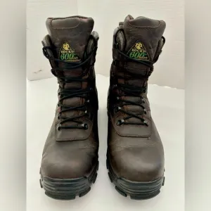 ROCKY 600 LEATHER WATERPROOF SPORT UTILITY  HUNTING HIKING UTILITY BOOT SZ 12