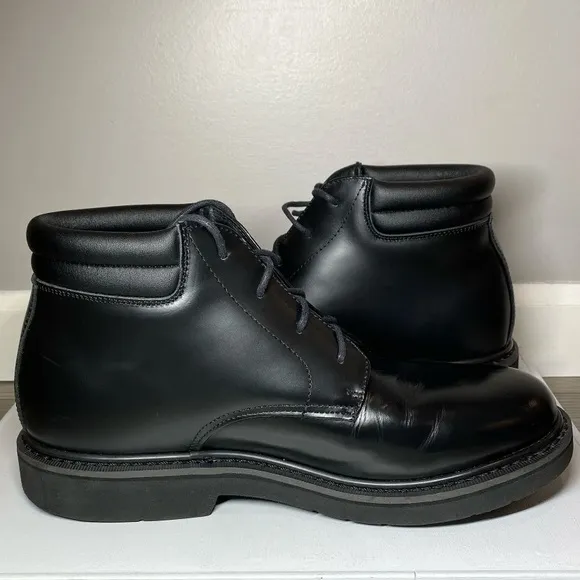 Rocky ProCell Black Leather Chukka Boots Men’s 12 Water Resistant FQ00501-8, EUC