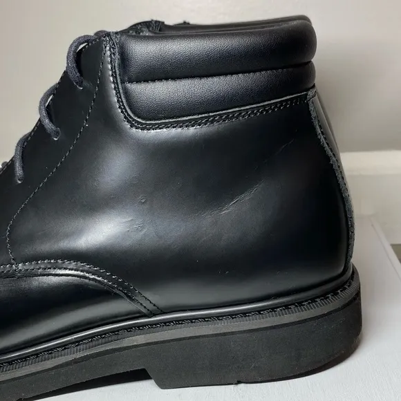 Rocky ProCell Black Leather Chukka Boots Men’s 12 Water Resistant FQ00501-8, EUC