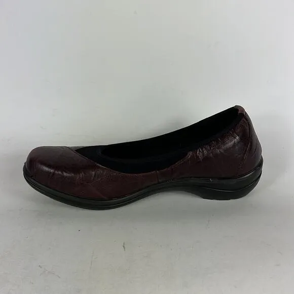 Romika cassie loafers women’s size 8 wine red leather slip on minimalist shoes