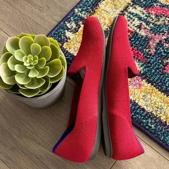 Rothy’s dark red size 9.5 woman’s flat loafers