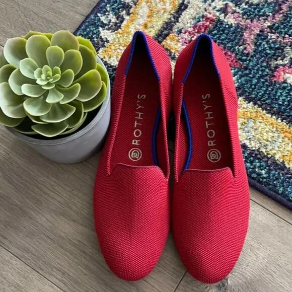 Rothy’s dark red size 9.5 woman’s flat loafers