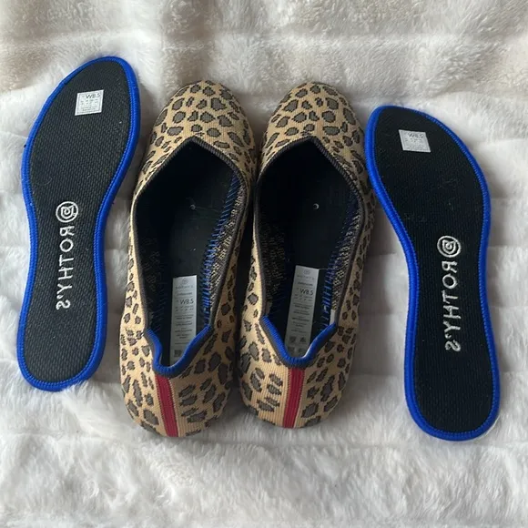 Rothy's EUC The Flat Signature Animal Print