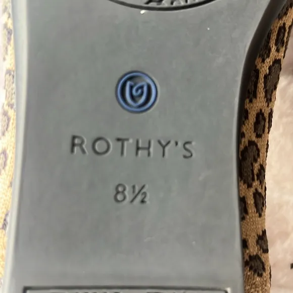 Rothy's EUC The Flat Signature Animal Print